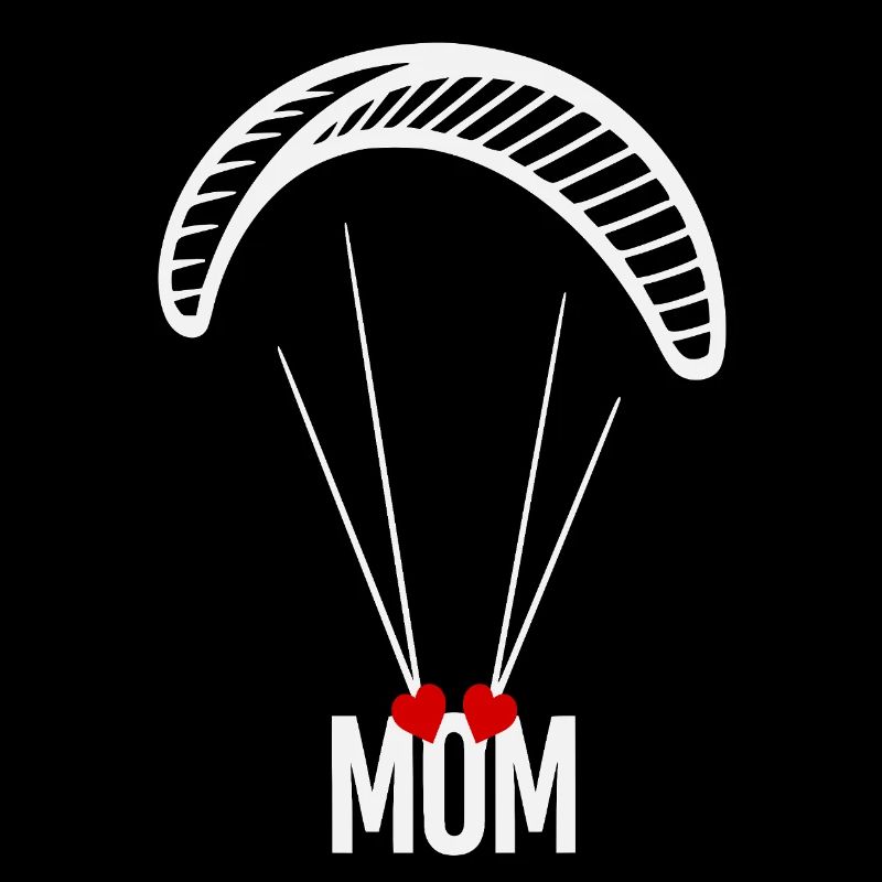 Paragliding-Mom Parachute Herz-Design