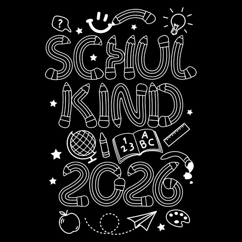 Schulkind 2026 Buntstifte Einschulung Schulanfang