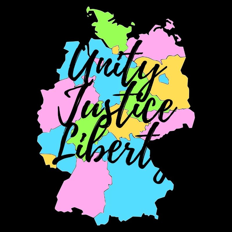 Map of Germany - Unity, Justice & Freedom 2