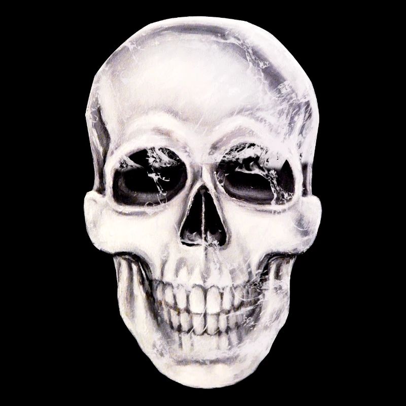 Totenkopf Dark Art Schädeldesign Original