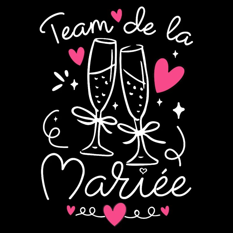 Bride Team Surprise Girlfriends EVJF Team Bride