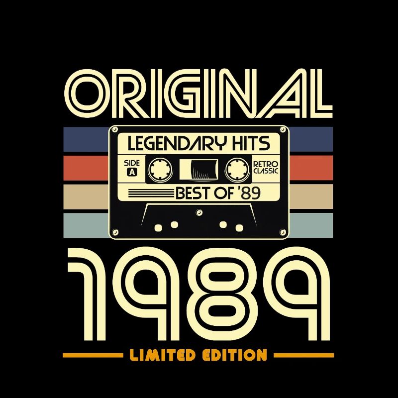 Original 1989 Retro Cassette