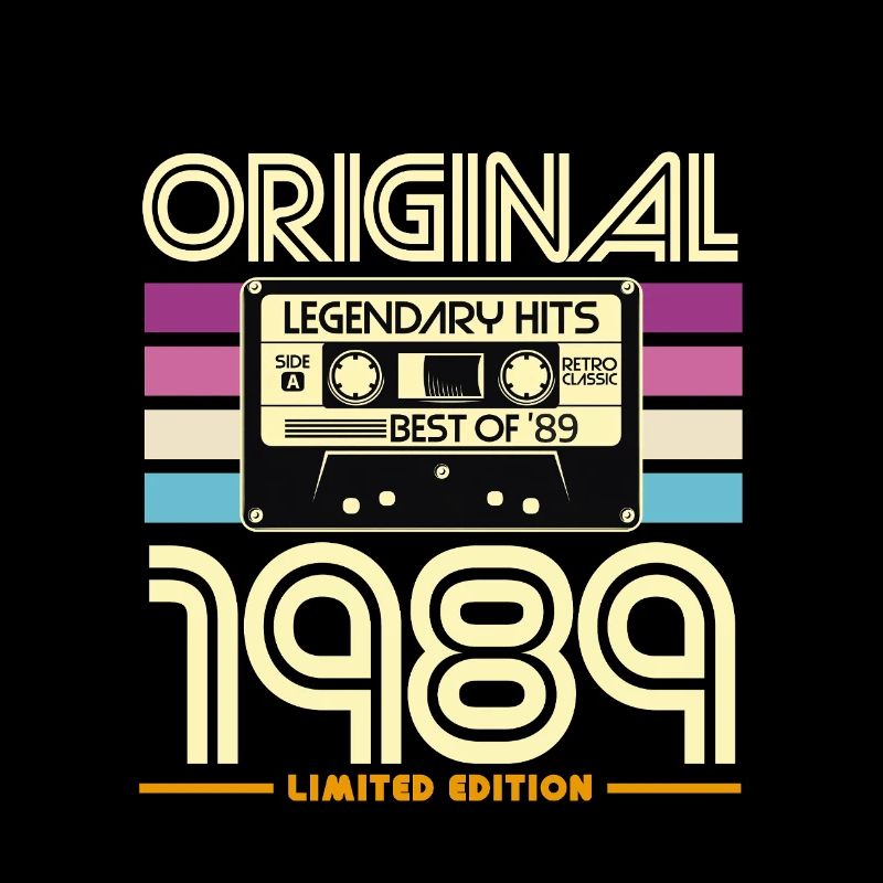1989 Edition Limitée Cassette Retro