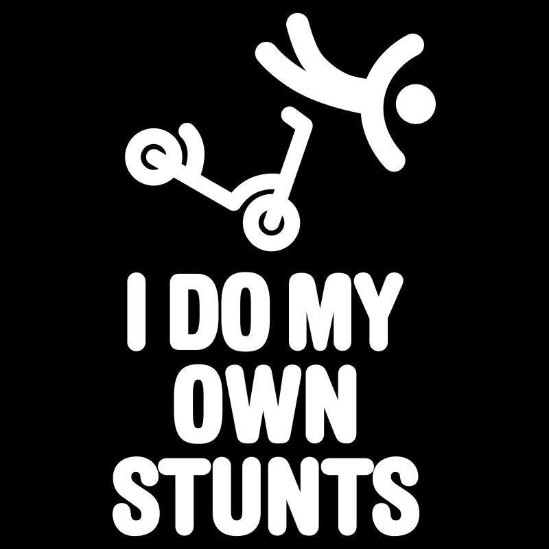 Je fais mes propres cascades cascade Scooter Roller Tretroller