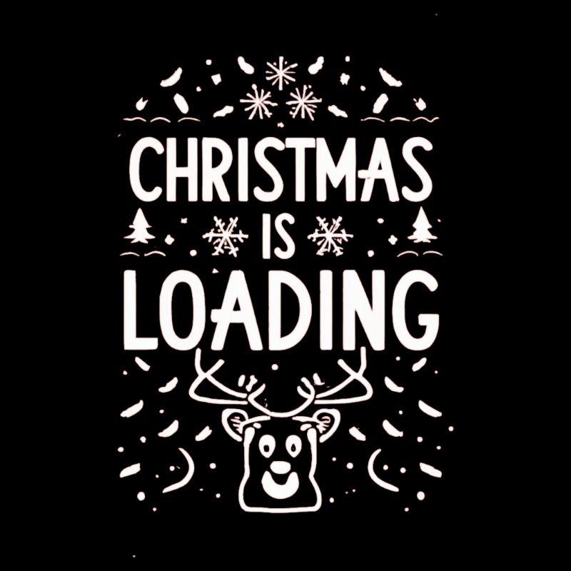 Christmas Is Loading Reindeer
