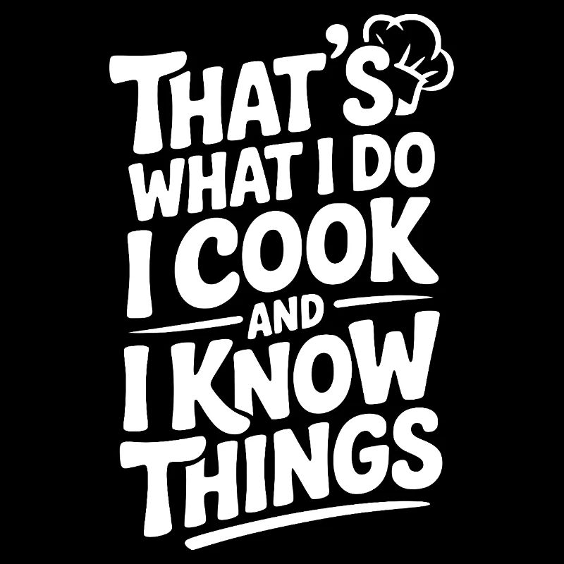 That’s What I Do I Cook and I Know Things
