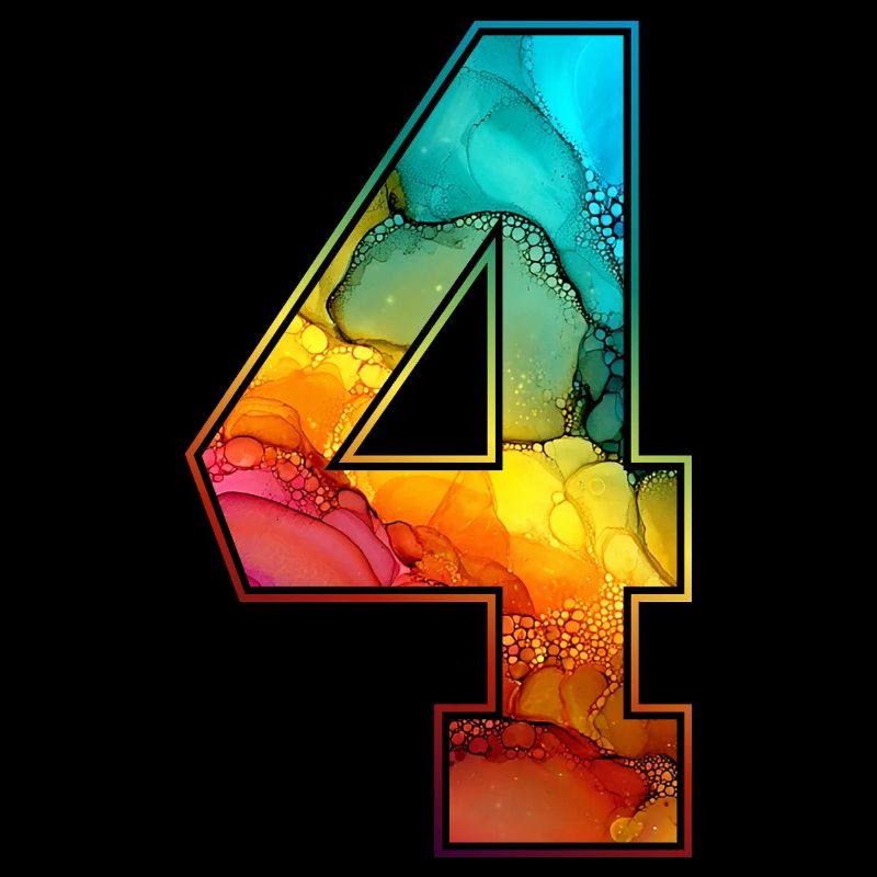 NON. 4 NUMÉRO 4 COLLÈGE 4E ANNIVERSAIRE