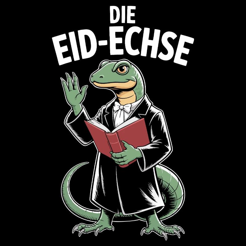 Lézard du serment Motif de justice drôle