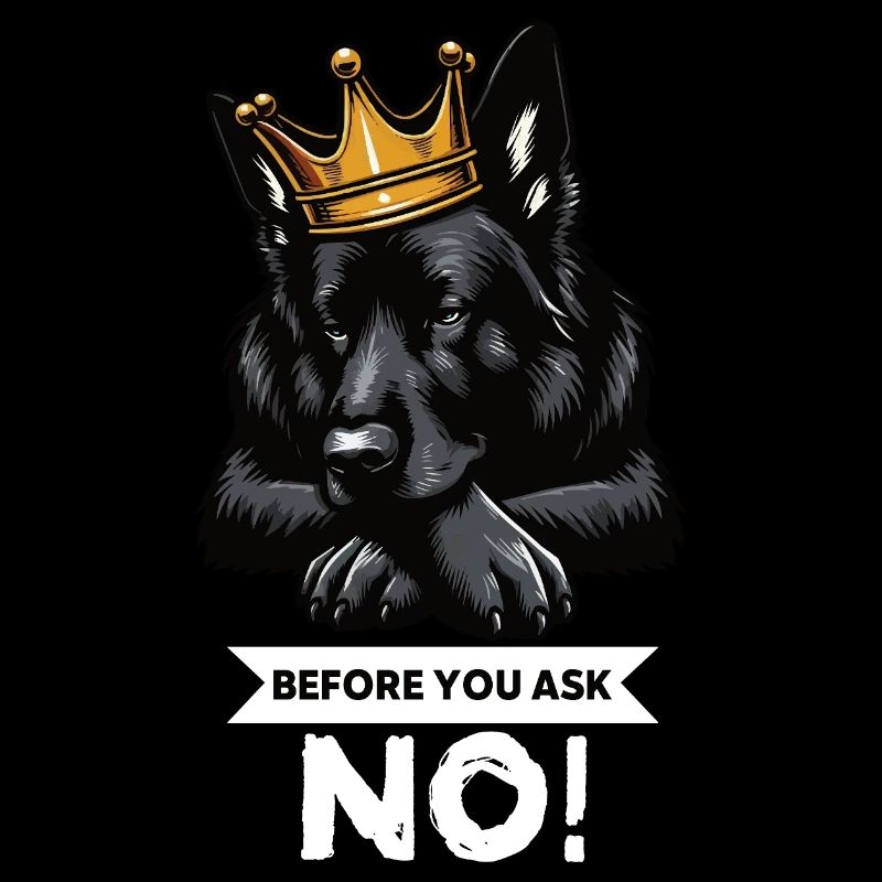 Before You Ask Schwarzer Schäferhund Schäferhunde