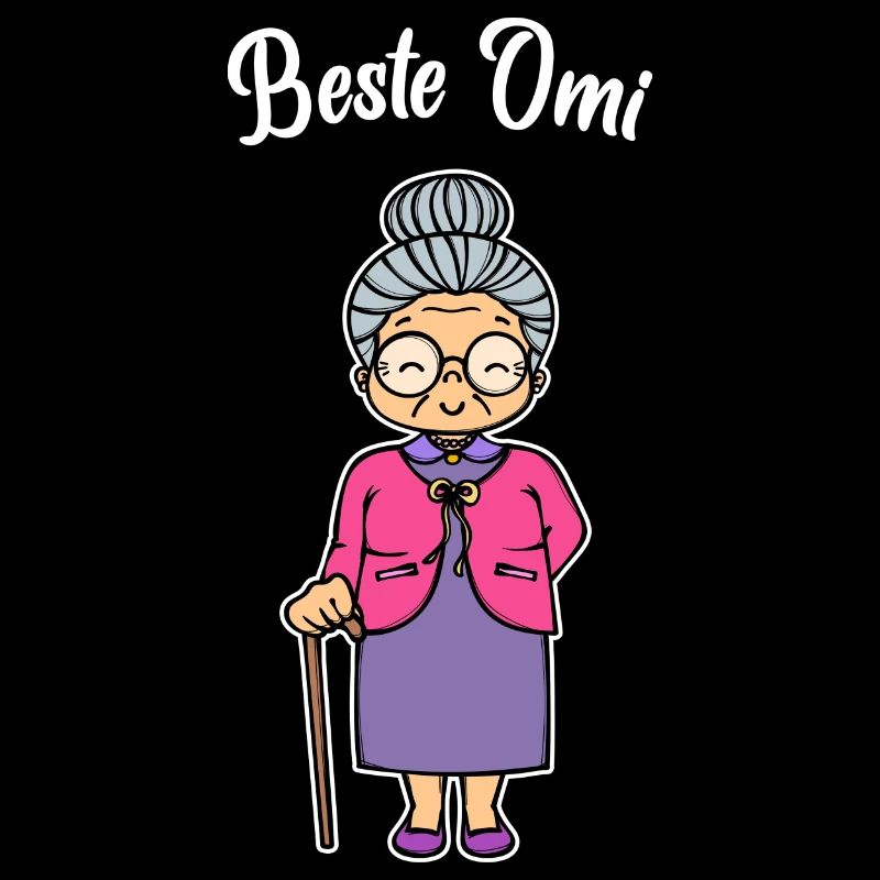 Best Omi Brille Sehschwäche Oma Großmutter Spruch