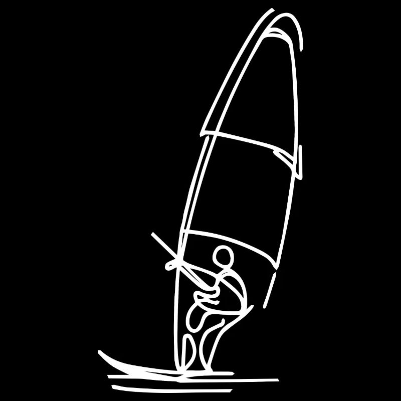 Windsurfing Skizze