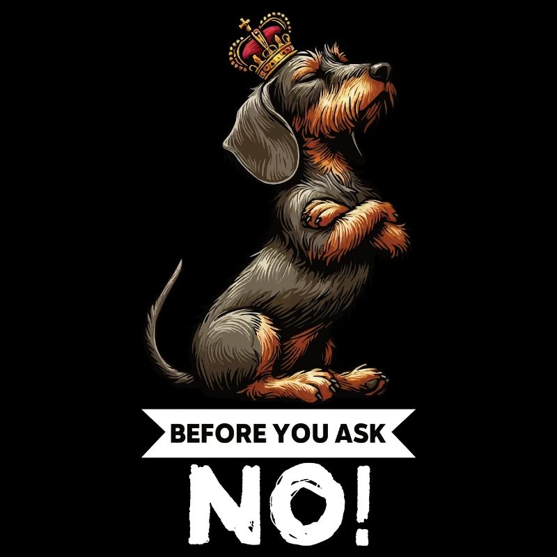 Before You Ask Rauhaardackel Dackel Teckel Tekkel