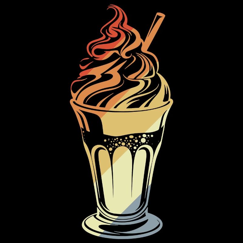 Eisbecher Retro Stil