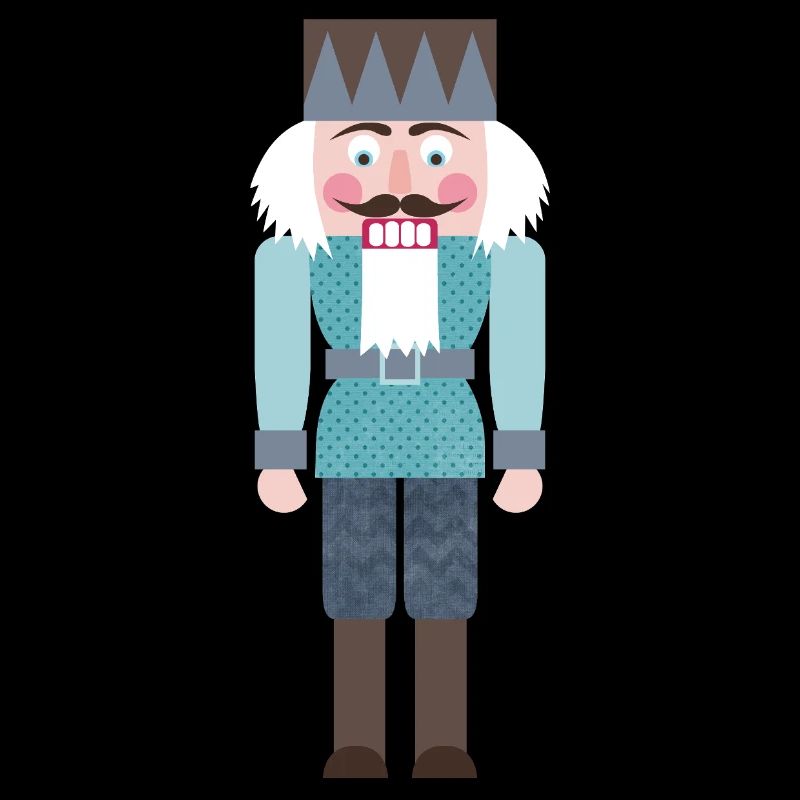 Nutcracker Christmas Xmas Wood Dots Decoration