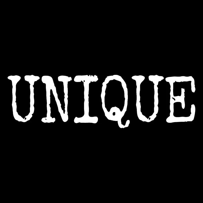 unique, unique, unique valeur de soi unique