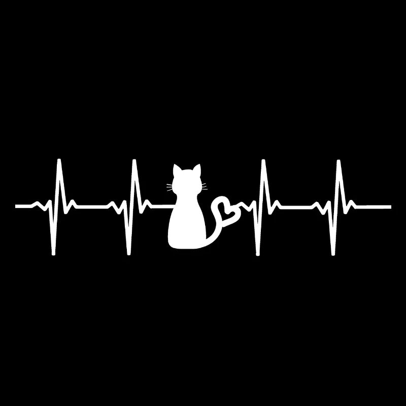 Sigille de chat avec battement de cœur