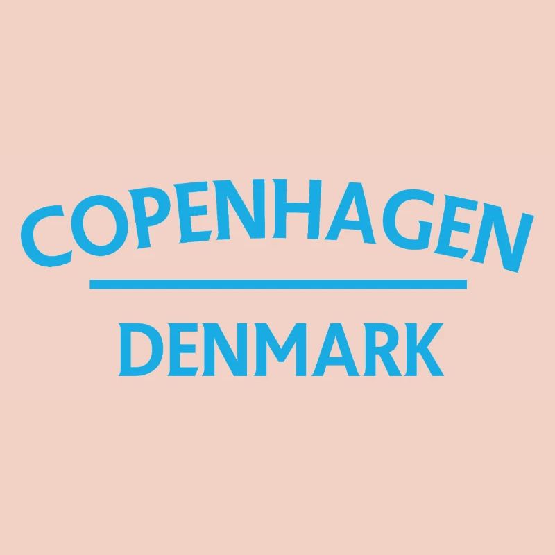 Copenhague – Danemark Textdesign
