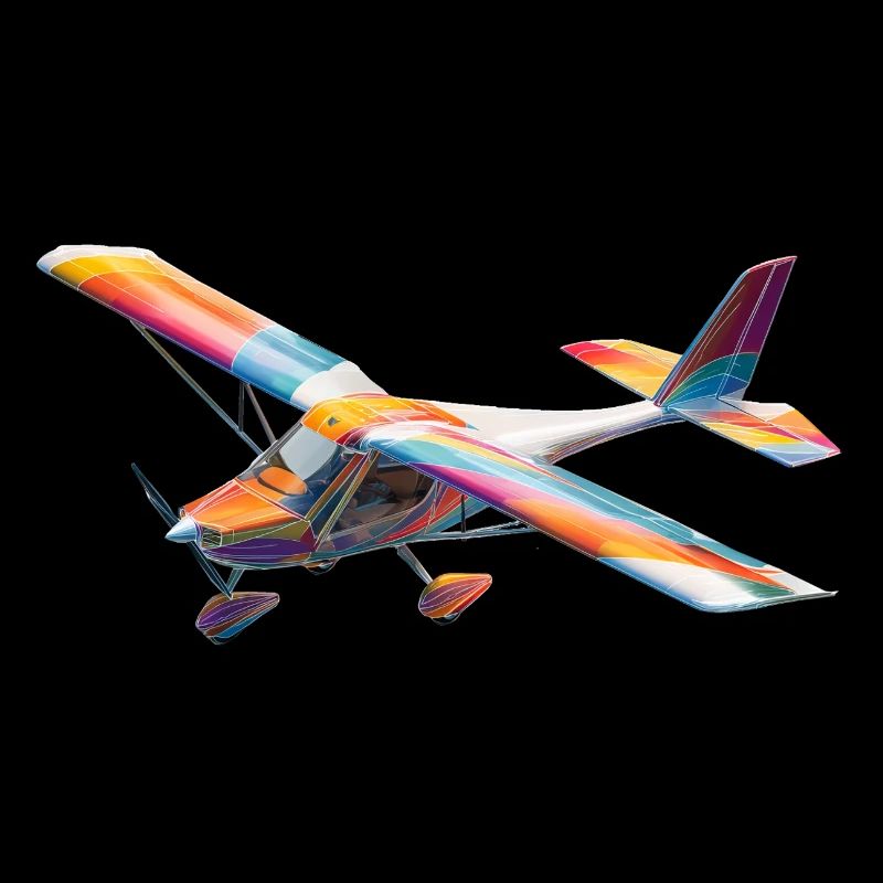 RC-Regenbogenflugzeug Muster