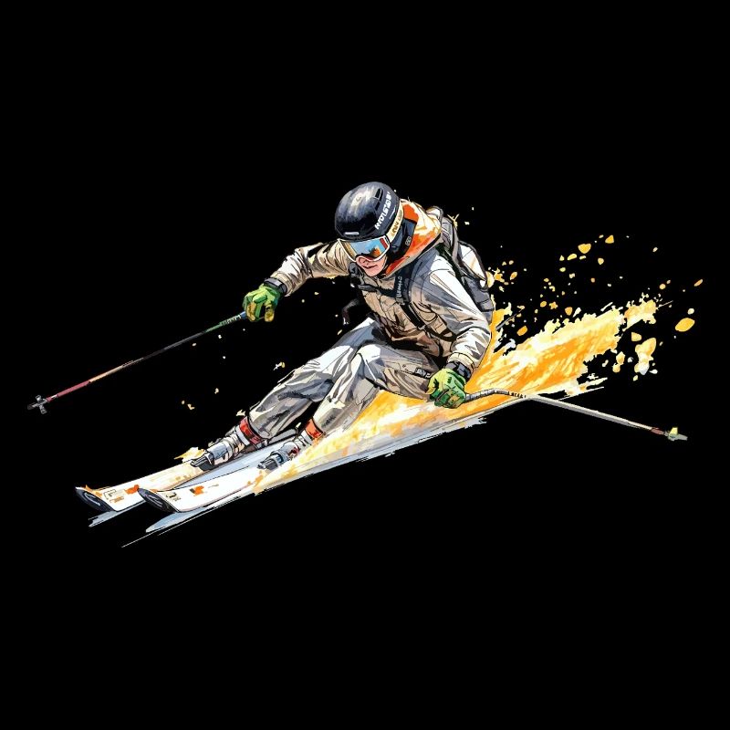 Skifahrer