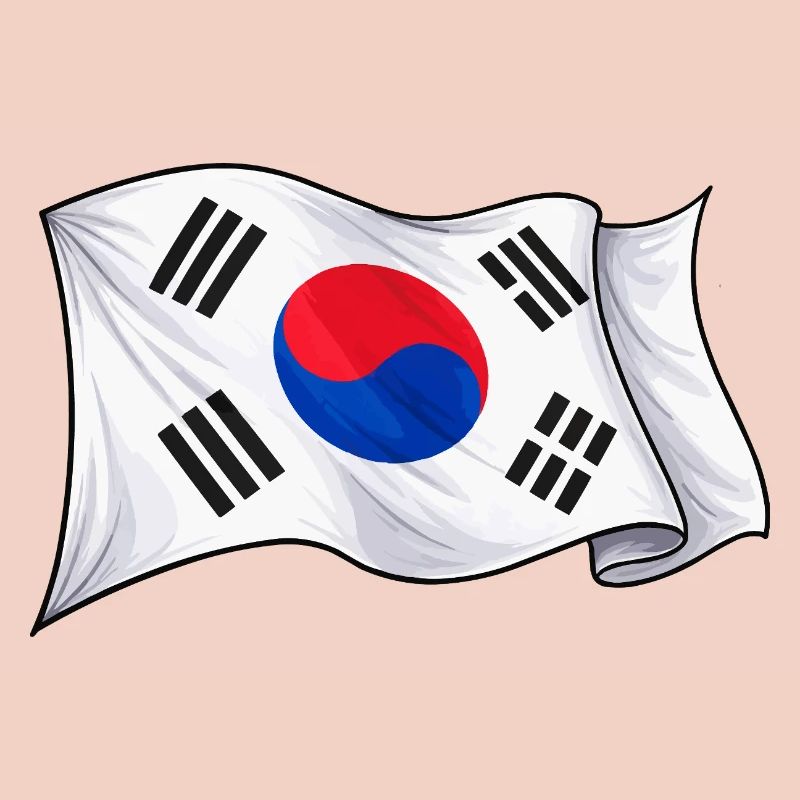 Südkorea Fahne