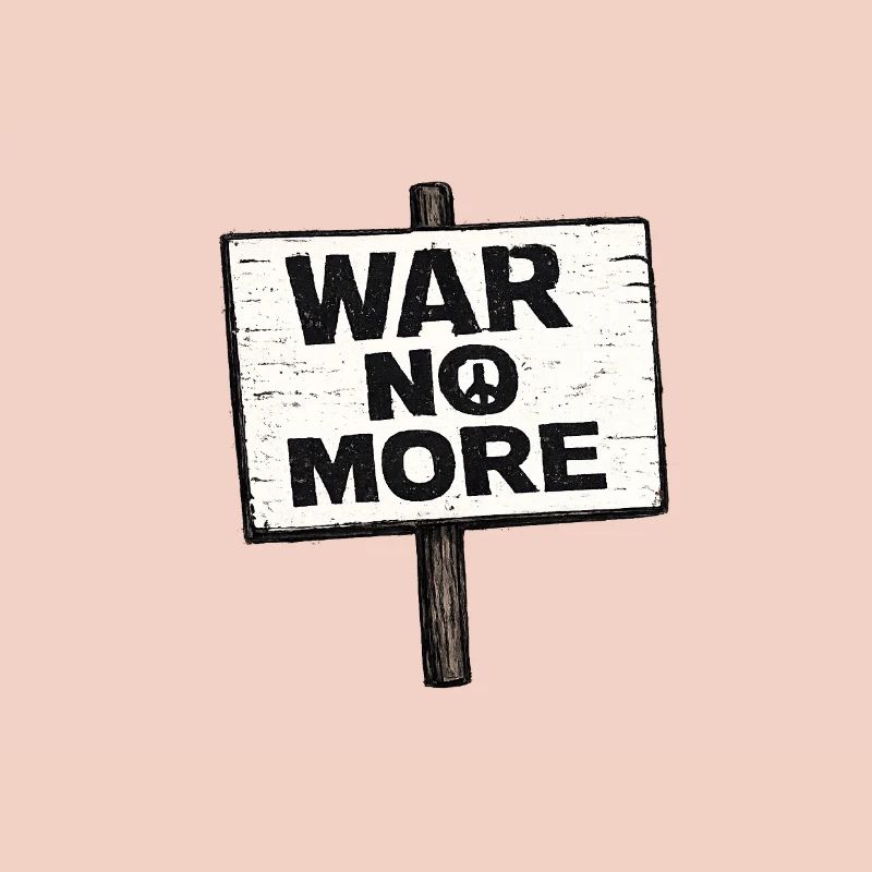 War No More – Sticker Peace & Humanity 