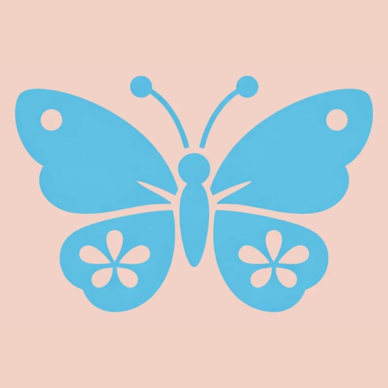 Schmetterling blue