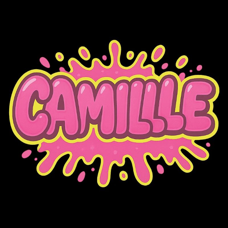 Graffiti  Camille Prénom cadeau idéal imprimable s