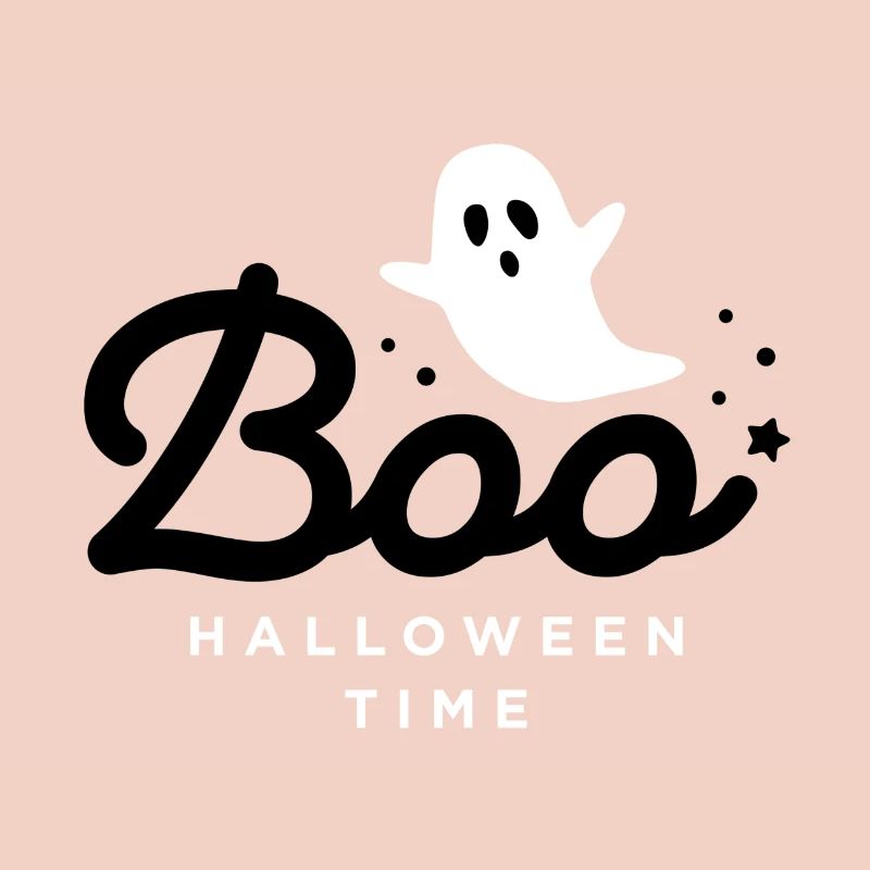 Niedlicher Geist Halloween-Illustration