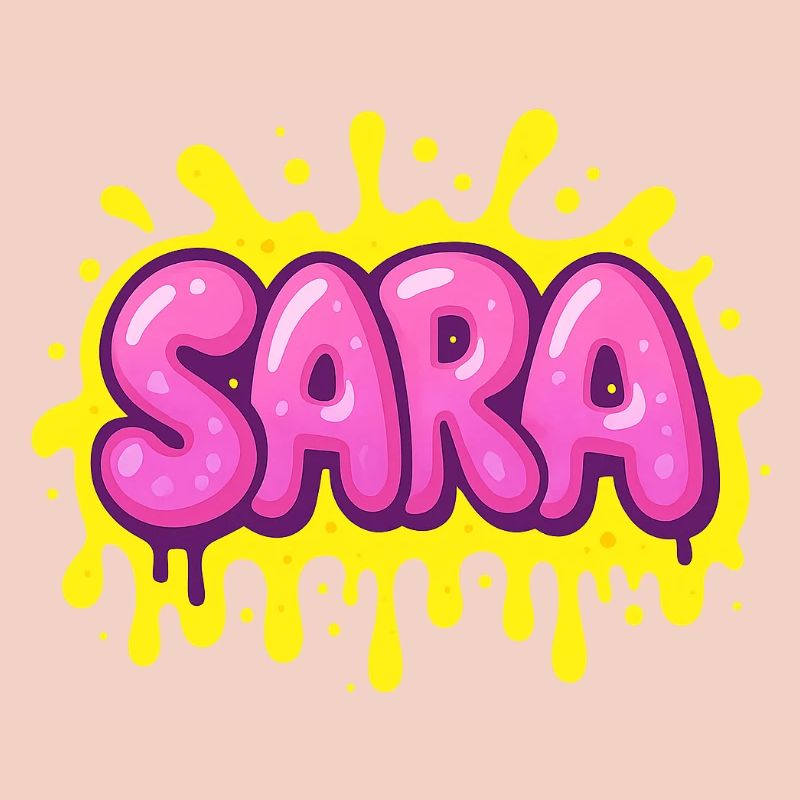 Graffiti SARA Name Gift Ideal druckbar