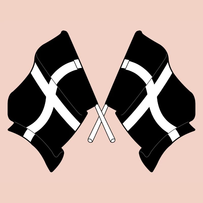 Cornwall Crossed Flags