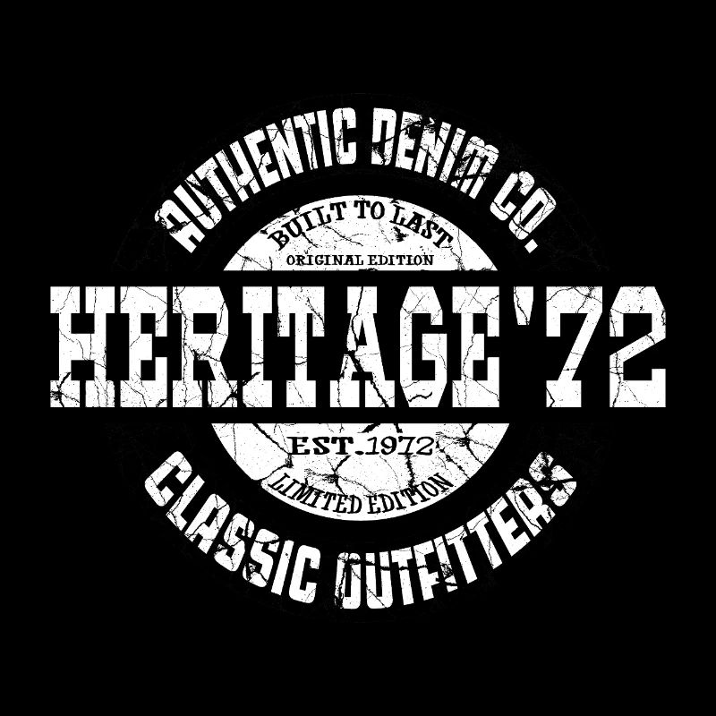 Heritage ’72 Authentic Denim Co. Vintage Style