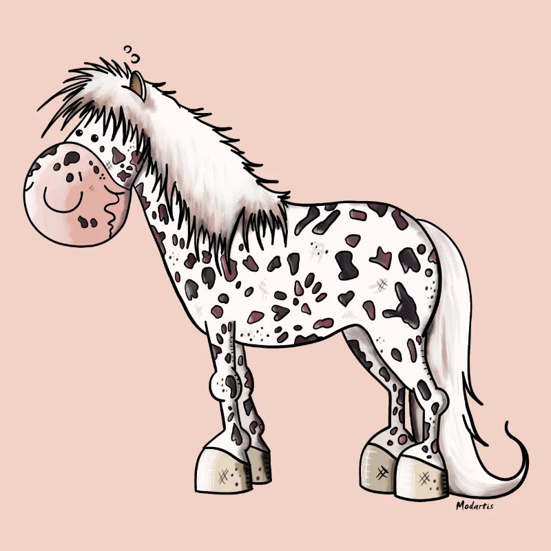 Robe tachetée du cheval