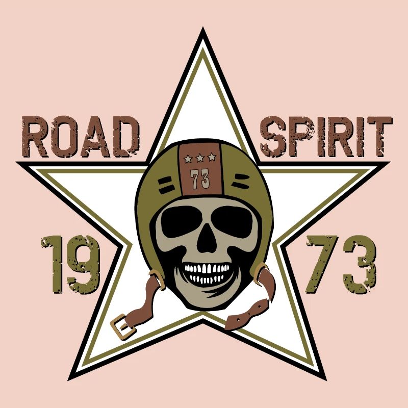 Straßengeist Schädel Stern 1973