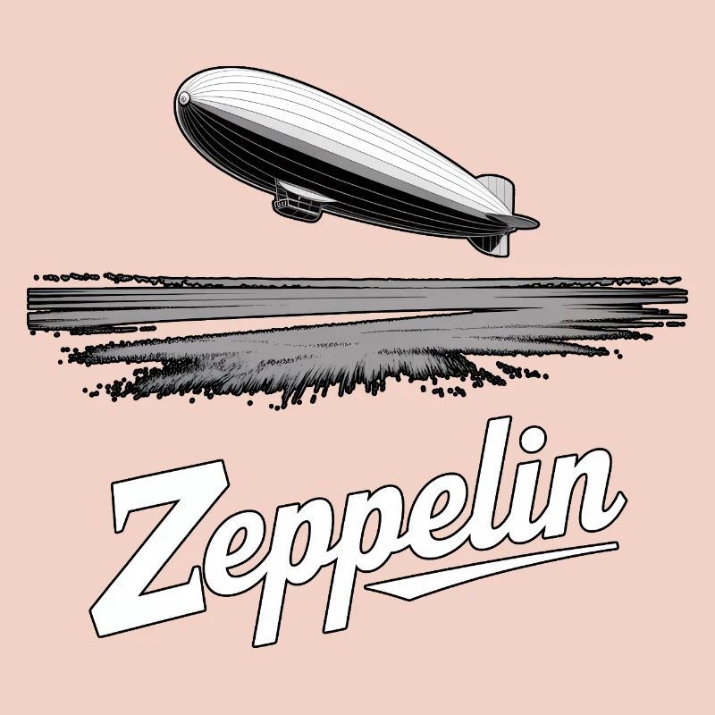 Zeppelin Luftschiff Retro Vintage