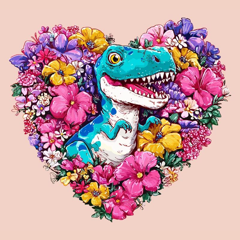 Cœur de Fleur de Dino