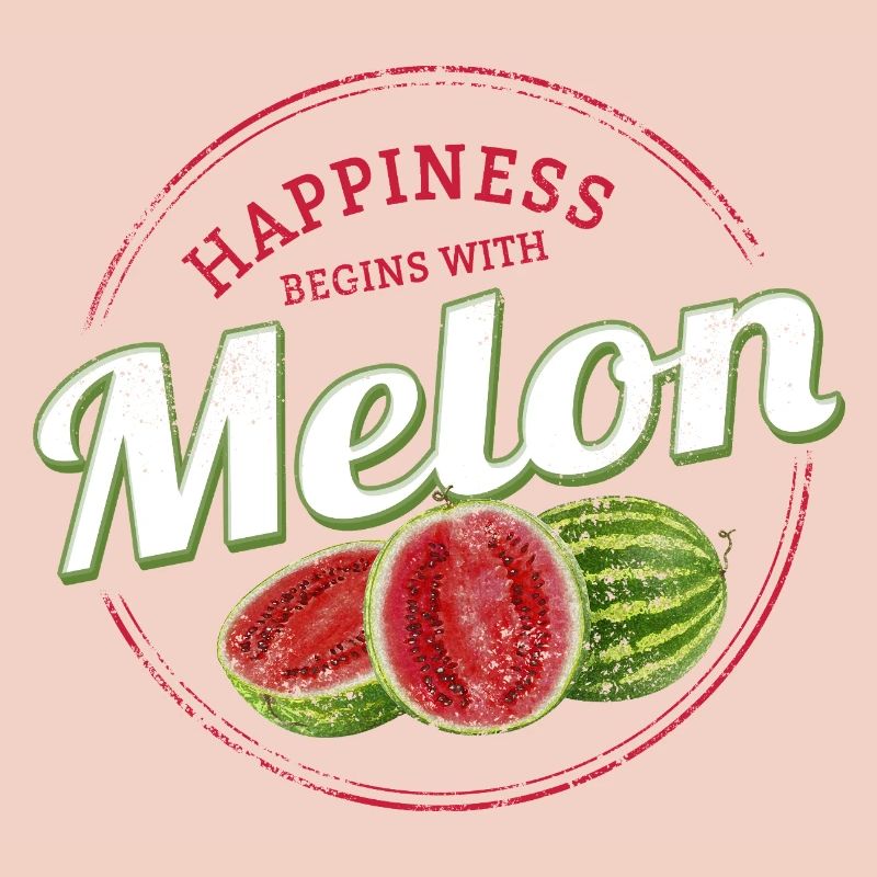 Snack de pastèque Vintage Fruit Retro Melon