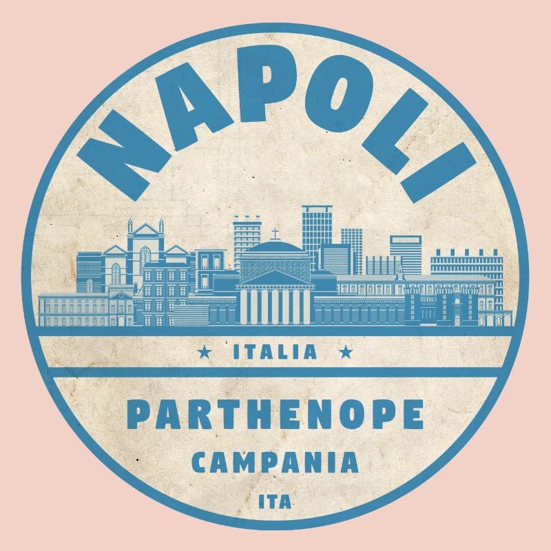 Napoli Skyline Abzeichen