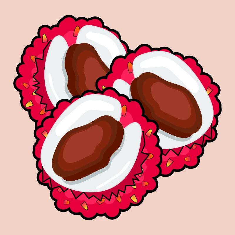 LYCHEE LITSCHI FRÜCHTE - OBST ESSEN