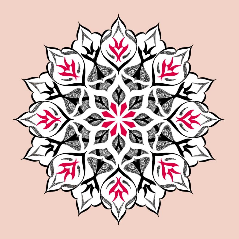 Dotwork Mandala-Design