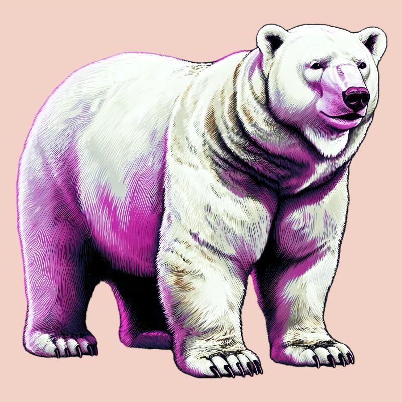 White polar bear
