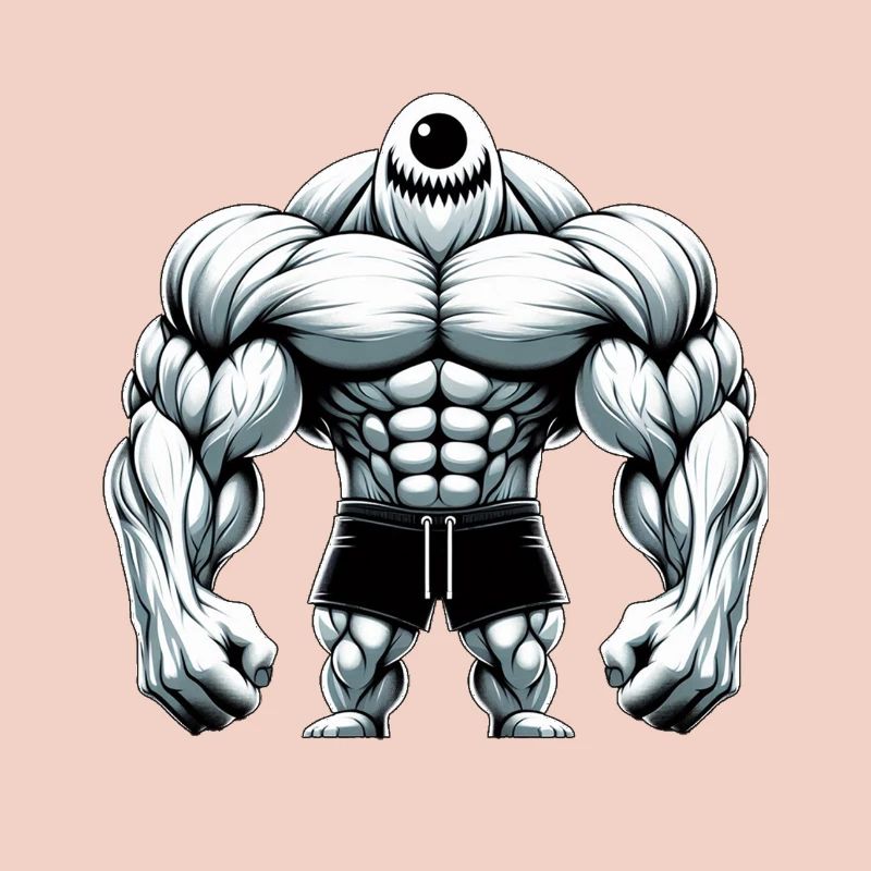 Einäugiger Muskelkoloss - Perfekt fürs Gym