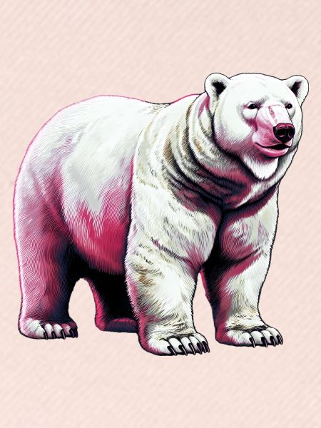 Weißer Eisbär