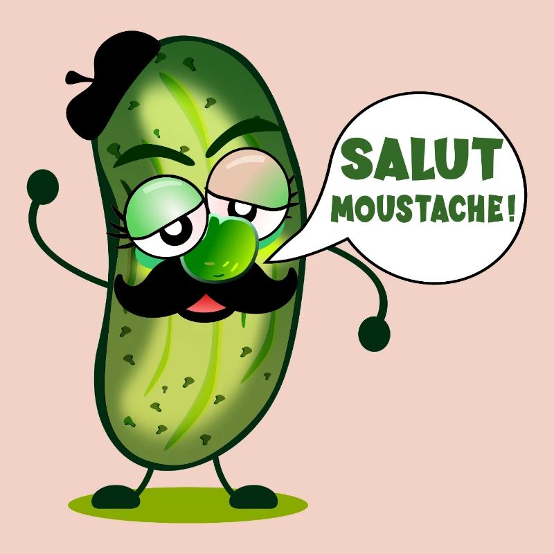 HI MUSTACHE PICKLES