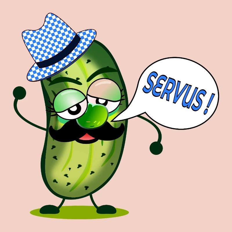 SCHNURRBART GEWÜZGURKEN BAYERN SERVUS