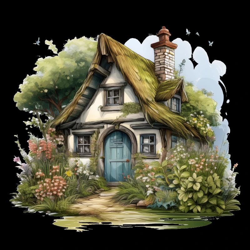 Märchenhaftes Cottage mit Wildgarten