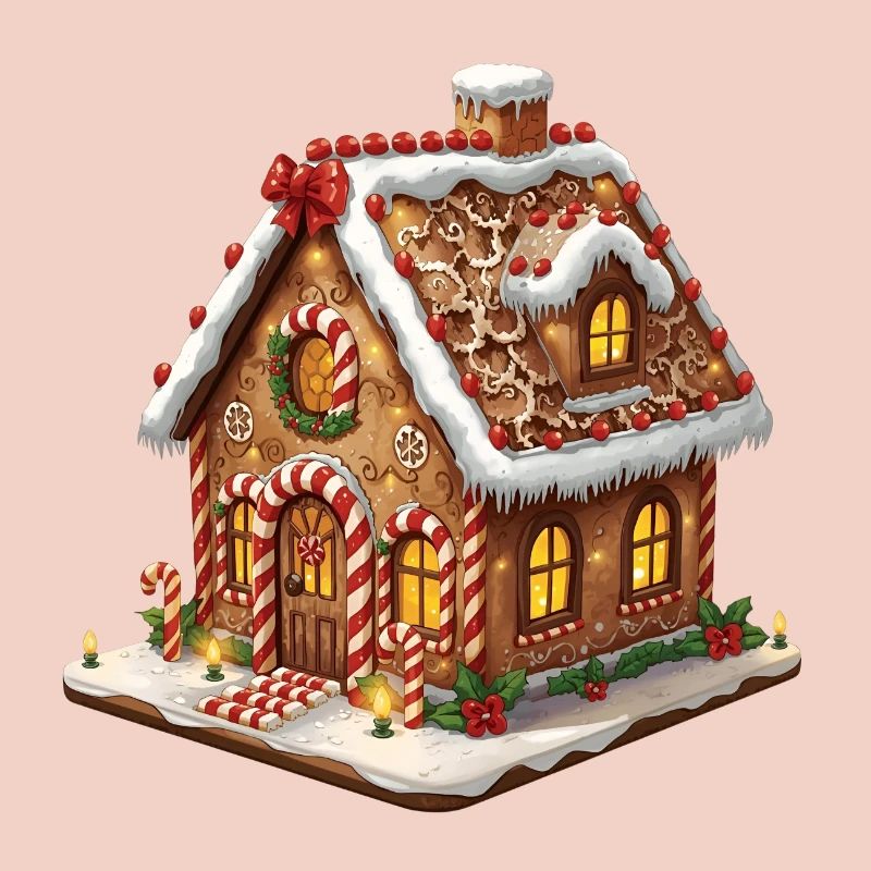 Gingerbread House Winter Magic