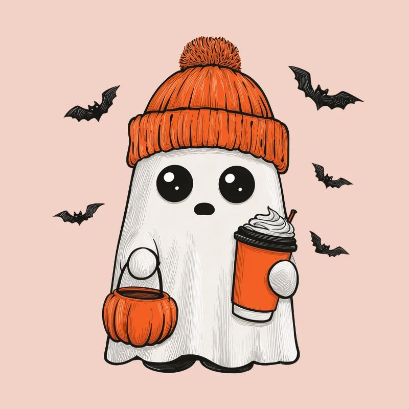 fantôme mignon pour Halloween