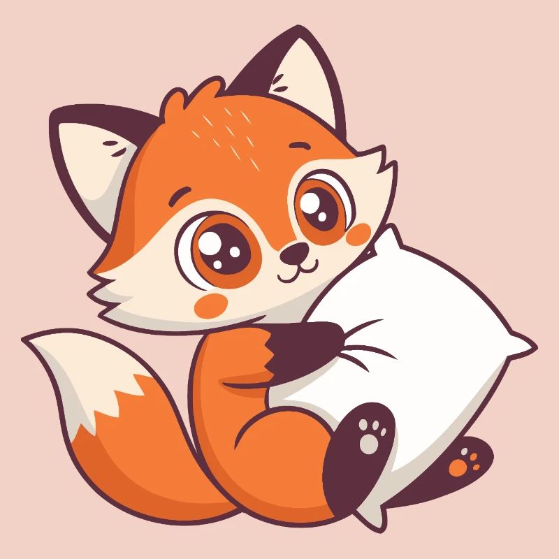 Fox Cozy and Pillow