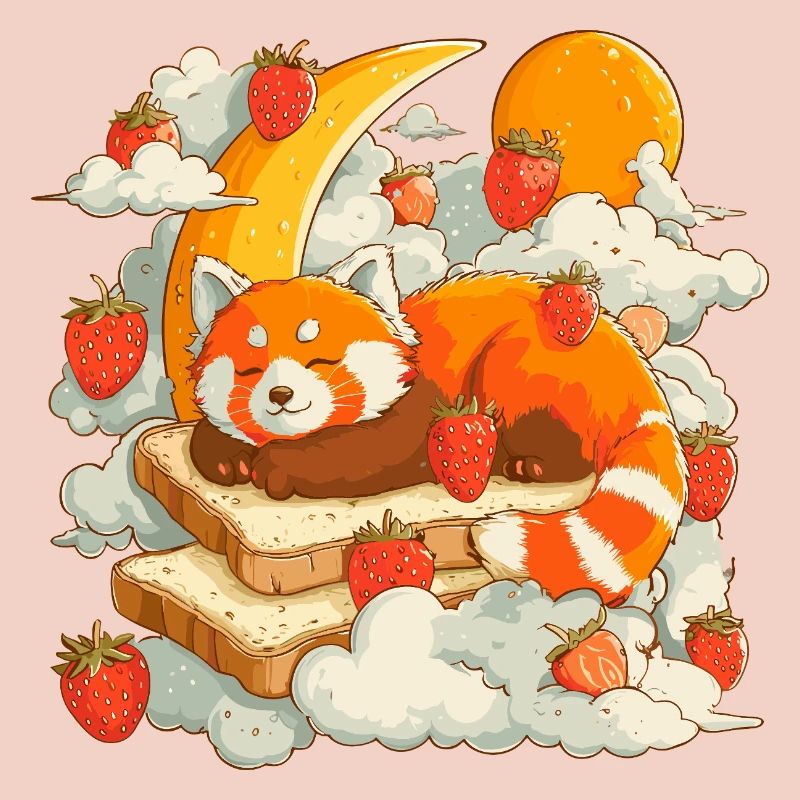 Moon Breakfast Fox