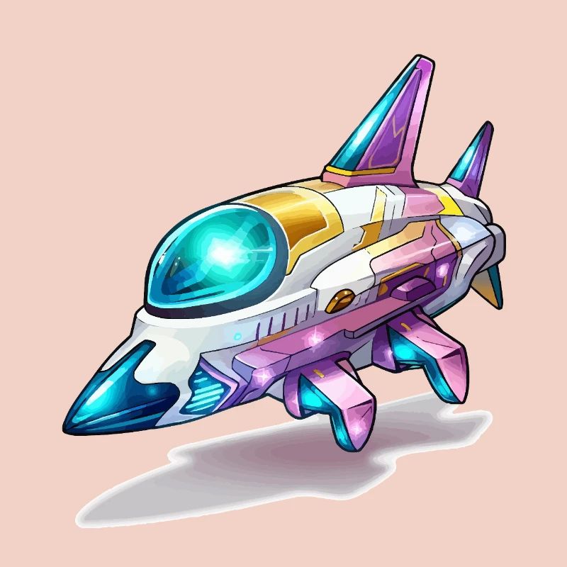 Comet Flight Spacefighter Neon